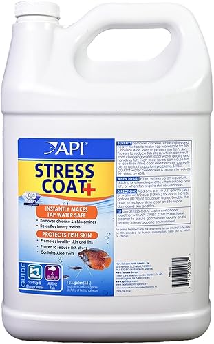 Vista 13 de API Stress Coat - Acondicionador de agua, hace que el agua del grifo sea segura, reemplaza la capa protectora de los peces dañada por el contacto