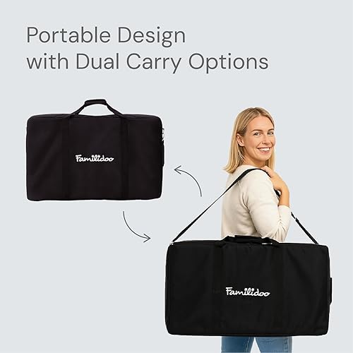 Miniatura 3 de Familidoo Q1 Multi-Use Kids Wagon Stroller with Travel Bag  Foldable, Lightweight, All-Terrain for Kids & Pets  5-Point Harness, Rain Cover, Compact