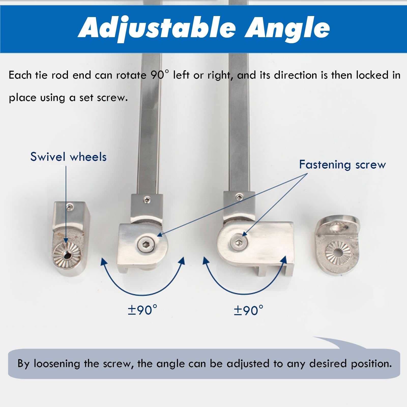 Verstellbare Glasstützstange, feste Stabilisatorhalterung für 8–12 mm Paneele, Edelstahl-Duschwand-Stabilisator, schwarz, perfekt für rahmenlose Duschen