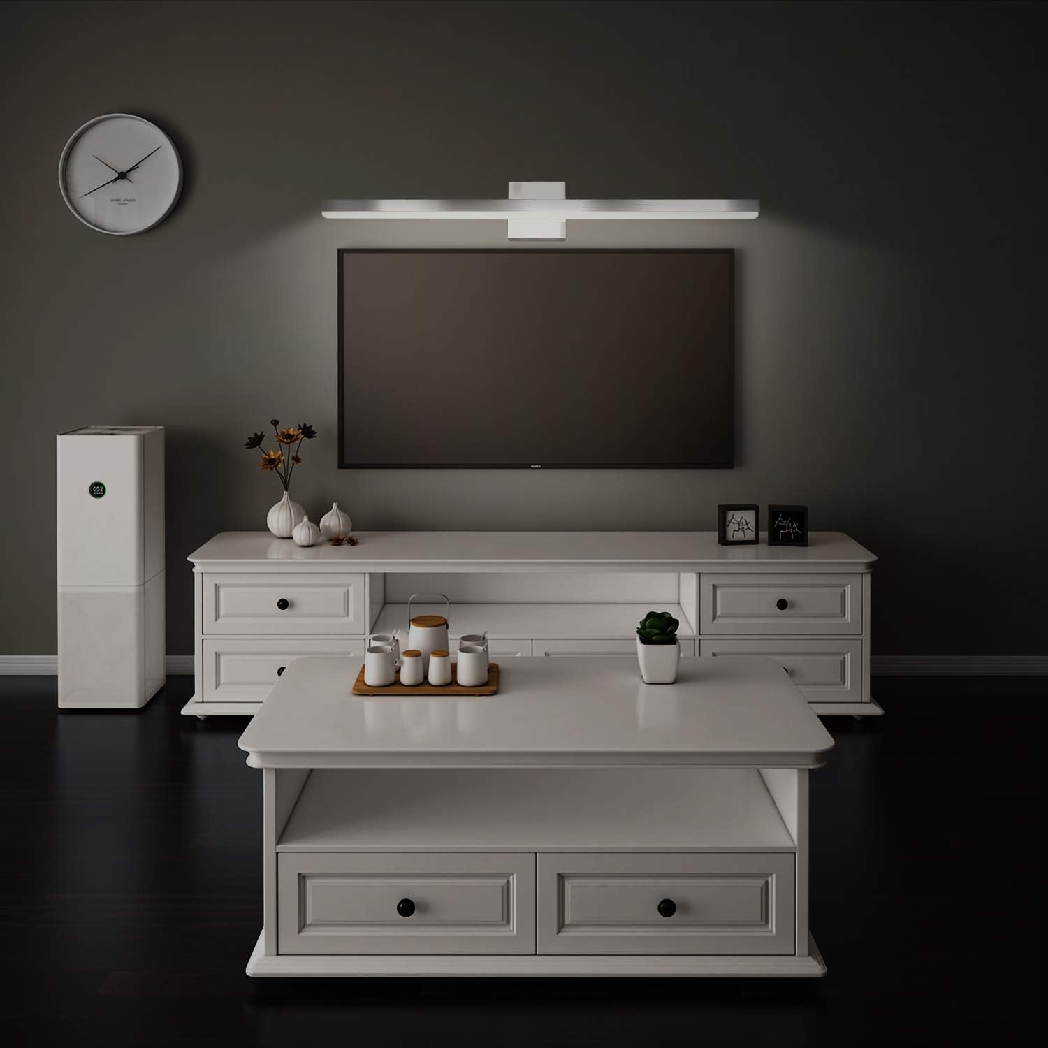 Super Sale 🛒 Goozegg Modern Ceiling Fan with LED Light for Bedroom Living Room, 52 Inch