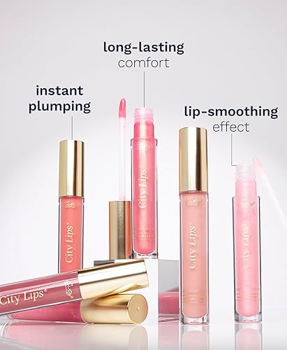 Miniatura 10 de City Beauty City Lips Plumping Lip Gloss - Brillo de alto brillo para labios más completos y de aspecto más joven  Tratamiento labial hidratante y