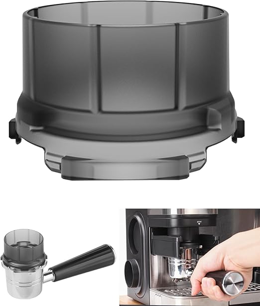 Portafilter Funnel for Ninja Espresso Machine ES601 – Coffee Dosing Ring, No-Mess Espresso Funnel for Precise Tamping, Anti-Splash, Accessory Compatible with Ninja Luxe Café Premier Series ES601