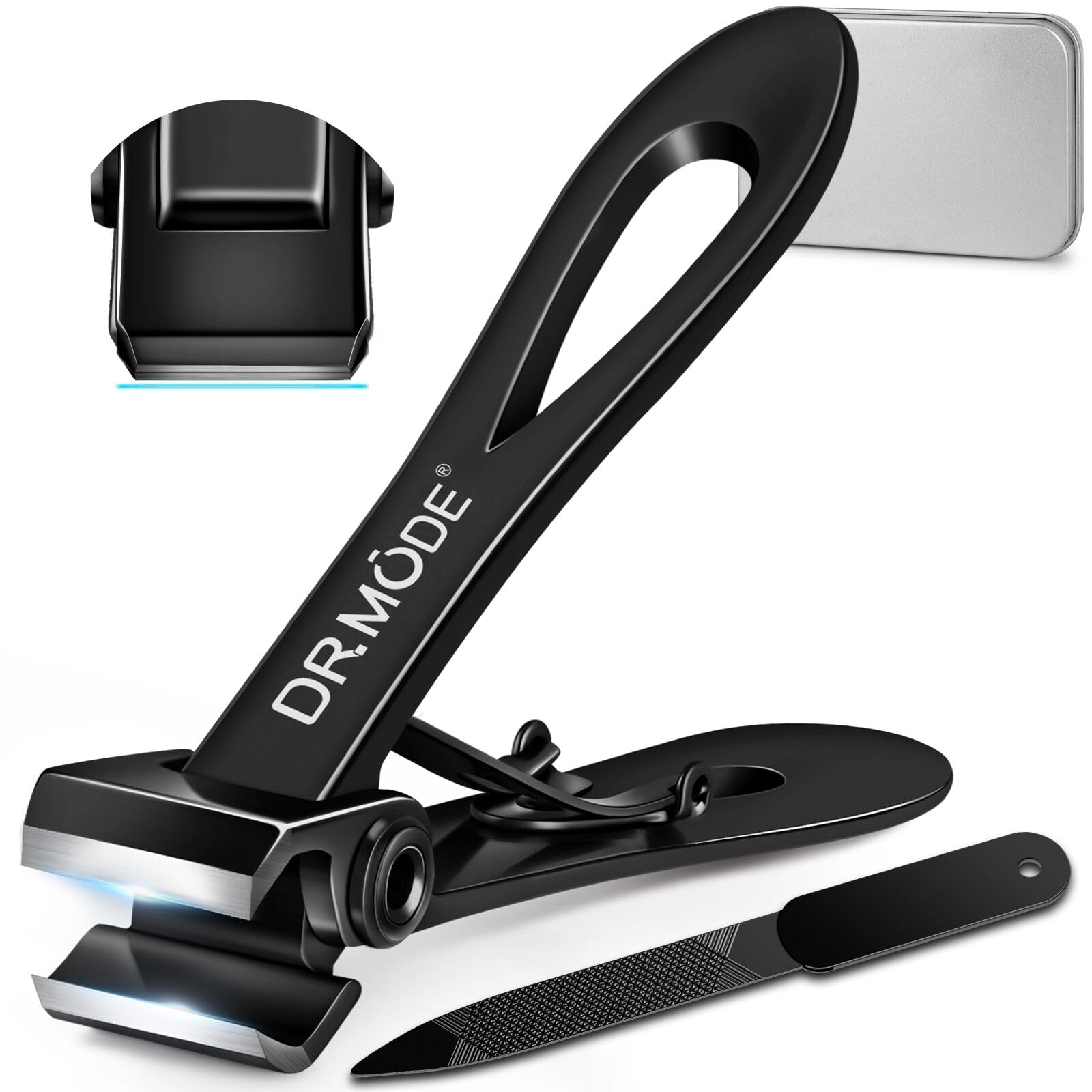 Straight Nail Clippers for Thick Nails Heavy Duty Large Toenail Clippers for Seniors with 17mm Wide Jaw Opening