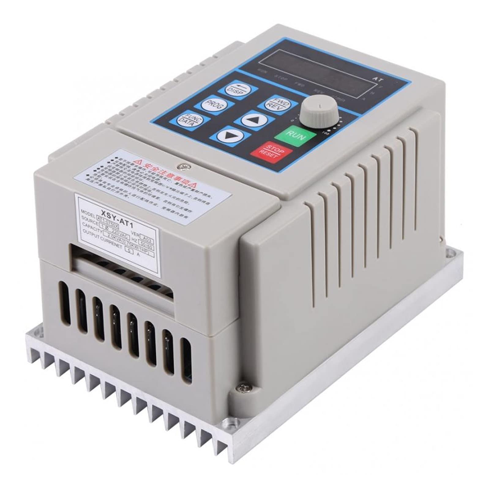 VFD, Variatore di frequenza VFD. Regolatore velocità Inverter Singola frase 1pc 0.75kw,Multi-protezione