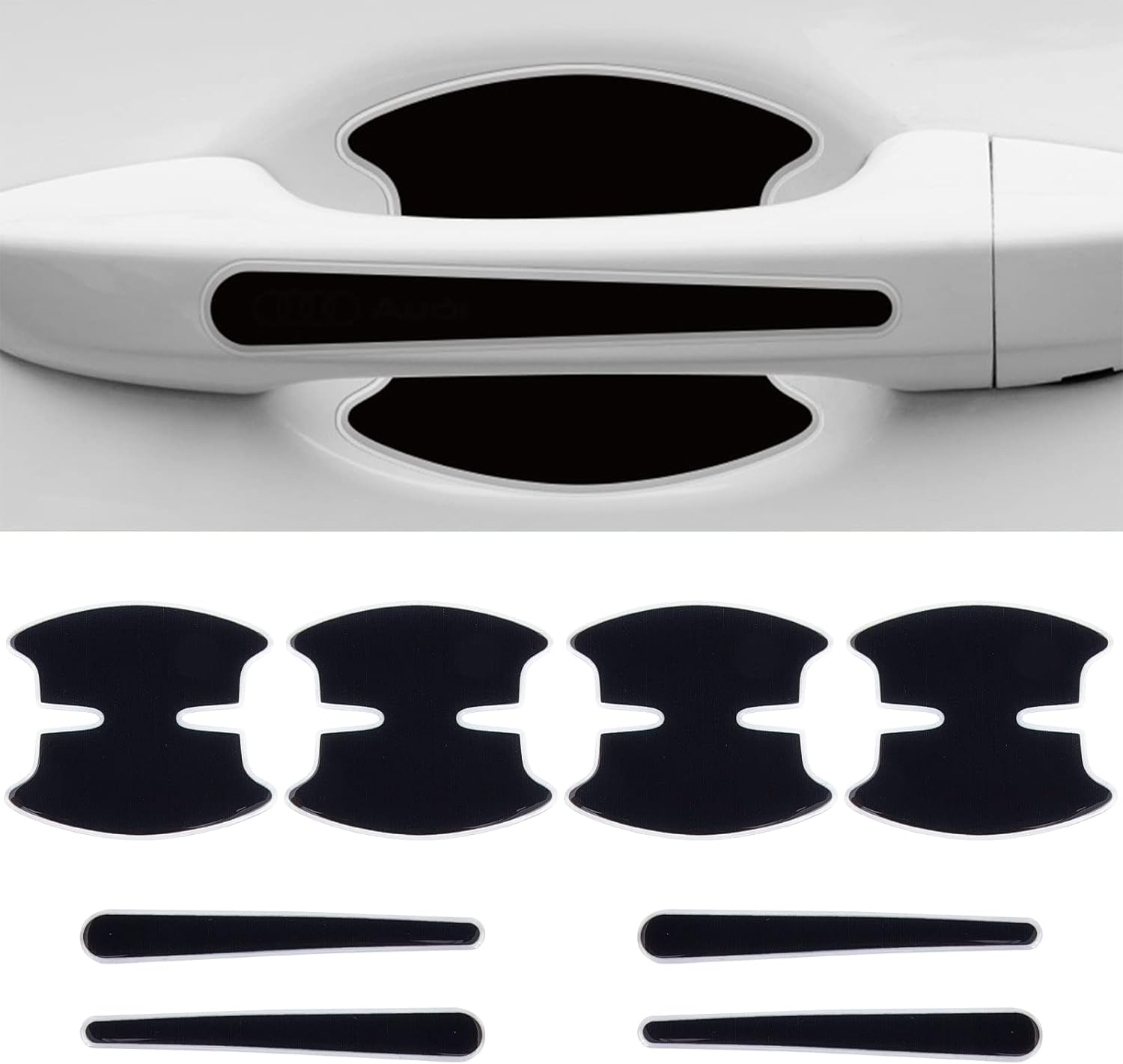 AMIJOUX 8 PCS Car Door Handle Scratch Protector, Cover Scratches