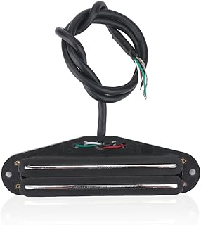 01 02 015 Dual Rail Humbucker, Lightweight Standard Single Coil Size Dual Rail Pickup, 3.34 x 0.78 x 0.98inch Splittable for Electric Guitar Guitar