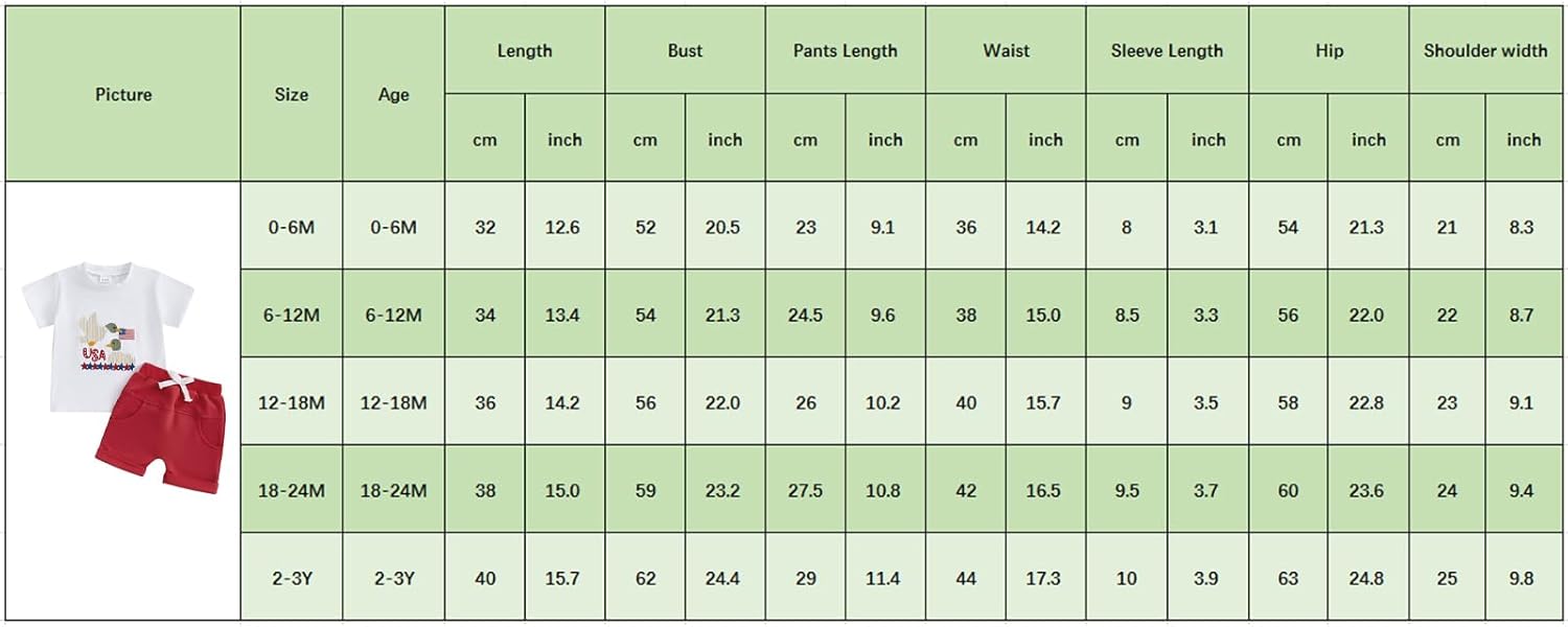 Toddler Baby Boy 4th of July Outfit Embroidery Short Sleeve T-Shirt and Shorts Set Infant Independence Day Clothes - Image 7