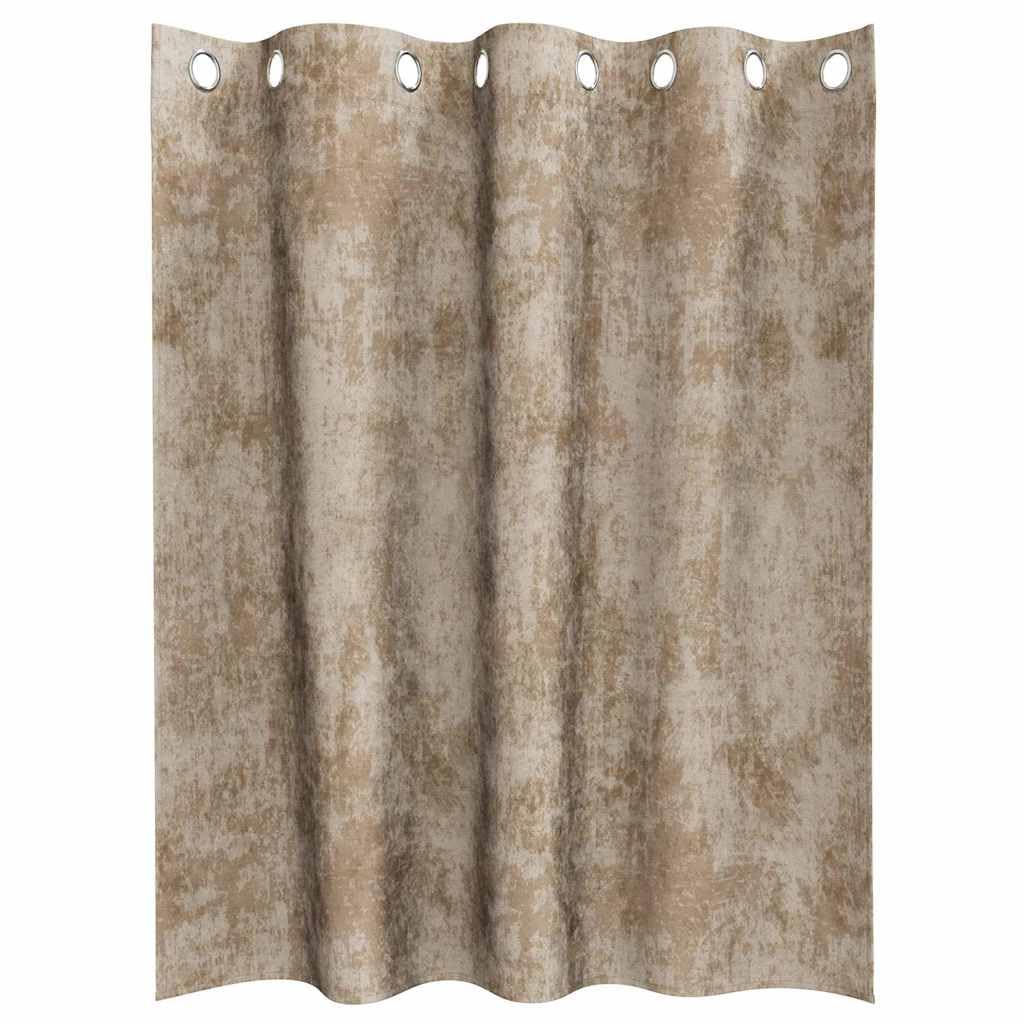 Juego de 2 cortinas de terciopelo champán, 140 x 140 cm, opacas para salón y dormitorio, cortinas térmicas modernas con aspecto de terciopelo para oscurecer la habitación y privacidad