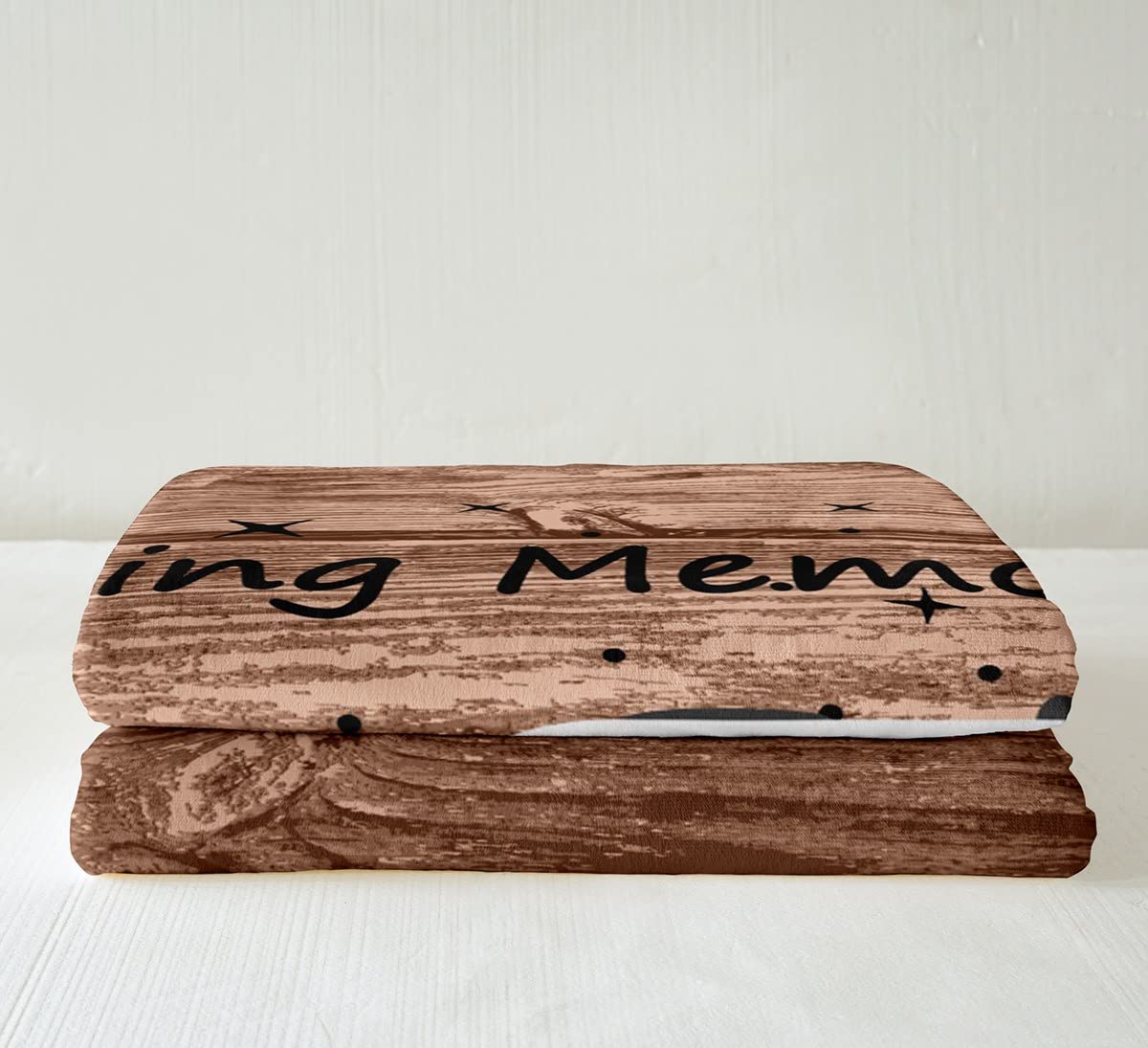 Coperta in pile da campeggio, per auto, camper, viaggi, campeggio, per bambini, ragazzi, ragazze, in legno rustico, coperta in peluche, per divano letto, queen 200 x 200 cm