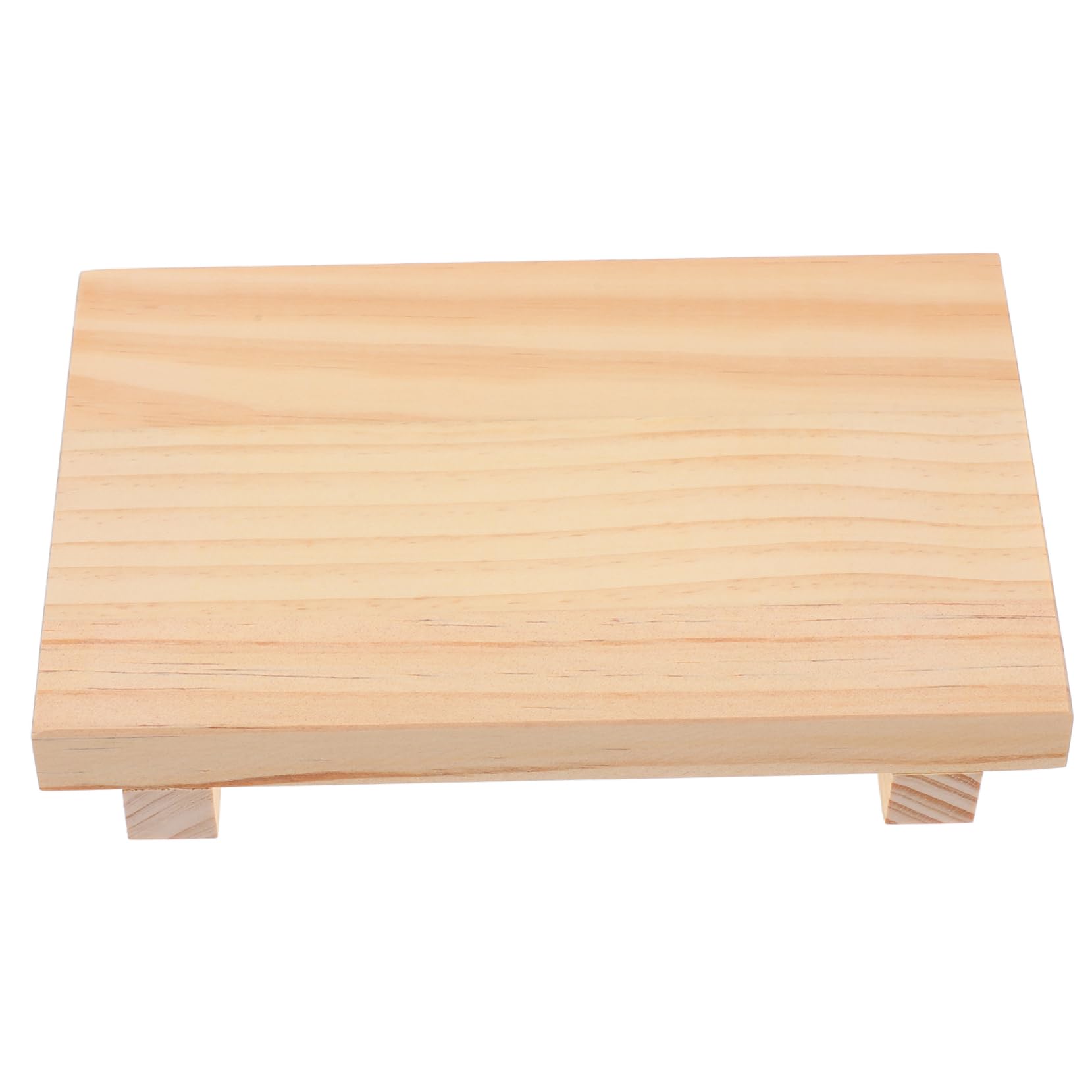 LIFKOME Vanity Tray for Bathroom Multi-use Soap Dish and Organizer Smooth Wood Soap Holder for Shower and Home Accessory Design Stability for Dresser and Countertop