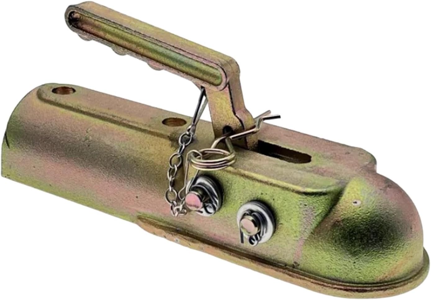 UJEAVETTE Straight Tongue Trailer Coupler RV Parts for Boat Camper Easily Install