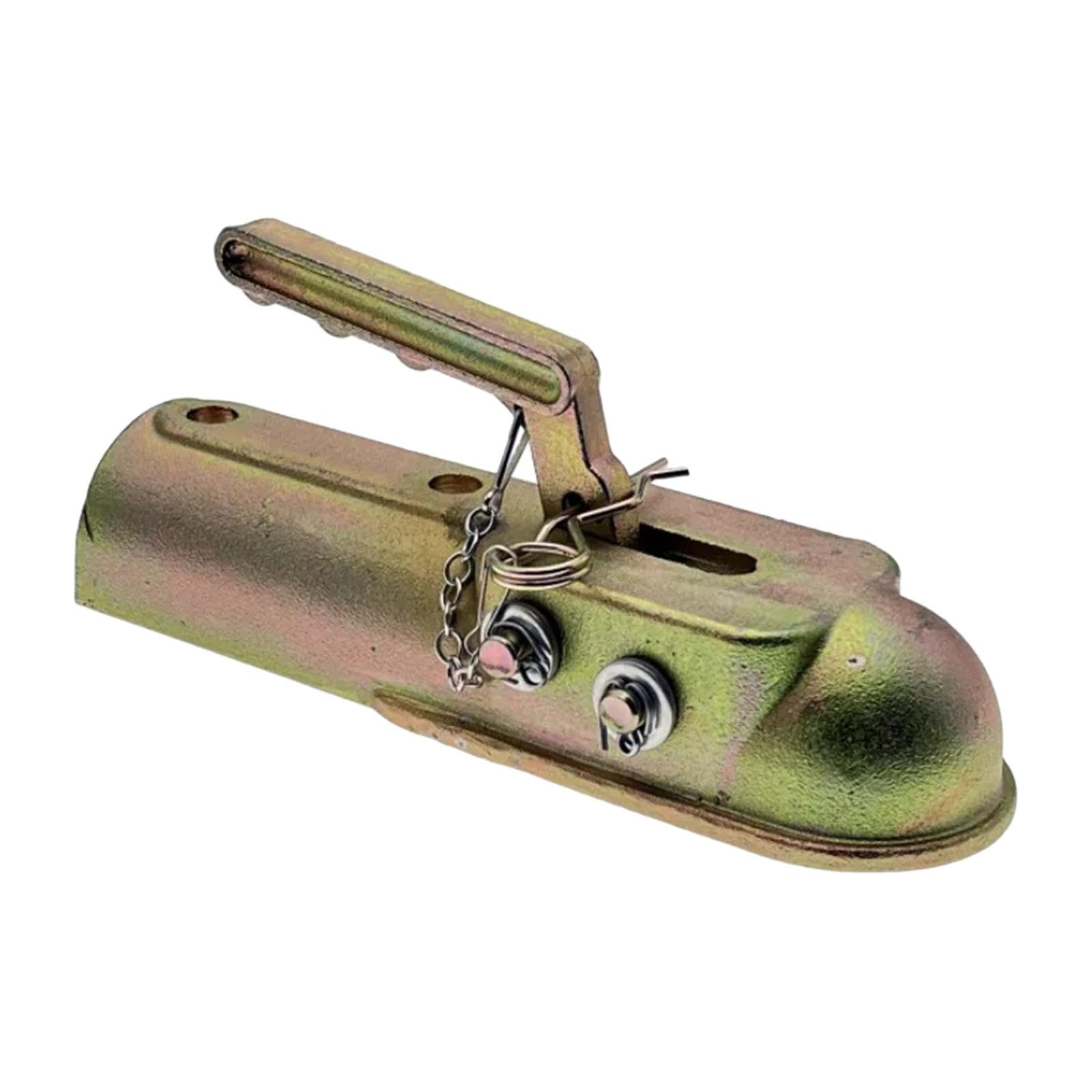 UJEAVETTE Straight Tongue Trailer Coupler RV Parts for Boat Camper Easily Install