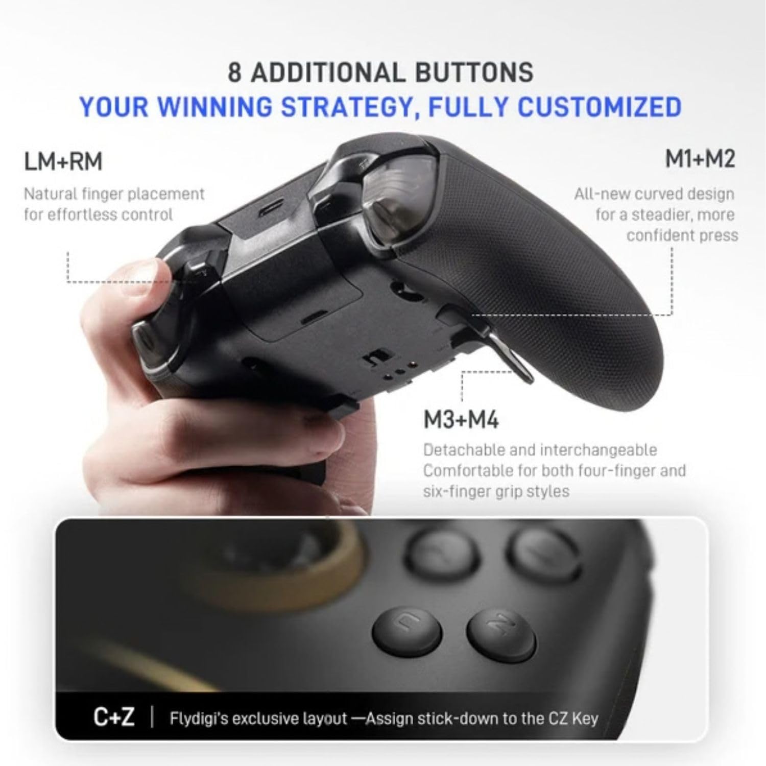 Flydigi Vader 5 Pro Wireless Controller for PC/Switch/Mobile