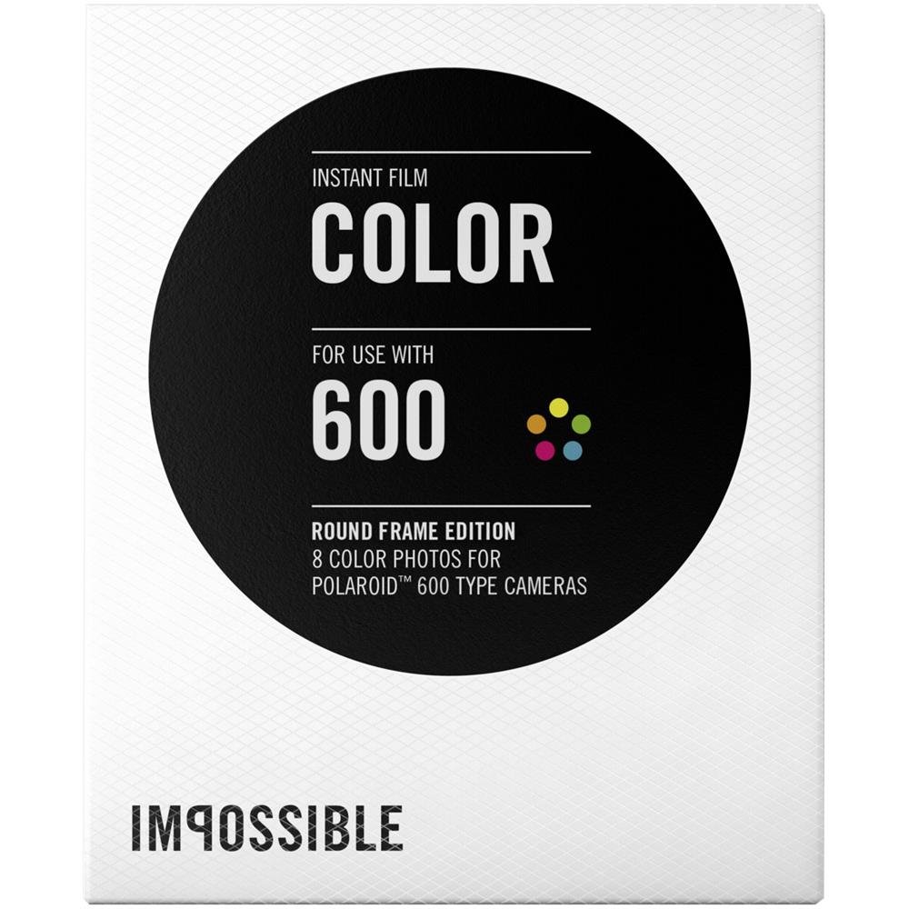 Impossible - Pellicola fotografica per fotocamera Polaroid 600 (colori), con cornice bianca