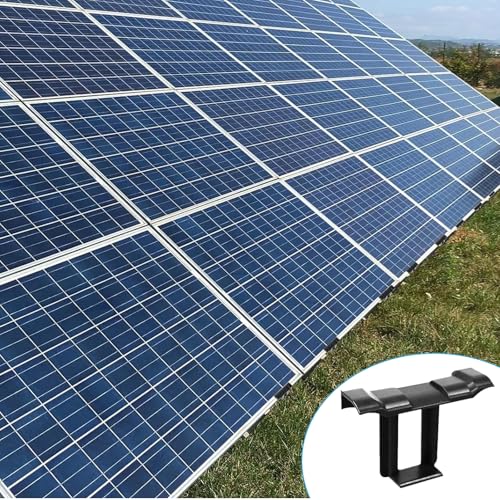 Cfcyhla 25 Stück Solarpanel Wasserablauf Clips 35mm, Dauerhaft ABS-Material Wasserablauf Clips PV Module 35mm für Wasserablauf Solarpanel Schlammentfernungs Clips Komponenten
