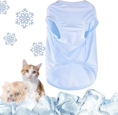 Winmany Chaleco refrescante para perros, camiseta de verano para cachorros, camiseta sin mangas para mascotas, secado rápido, protección solar, ropa Winmany Chaleco refrescante para perros, camiseta de verano para cachorros, camiseta sin mangas para mascotas, secado rápido, protección solar, ropa