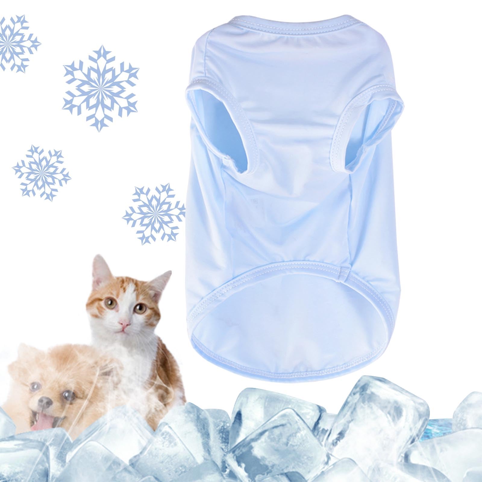 Chaleco de enfriamiento para perro camiseta verano para cachorros camiseta sin mangas camiseta sin mangas para mascotas ropa protección solar secado rápido ropa para perros pequeños medianos y grandes