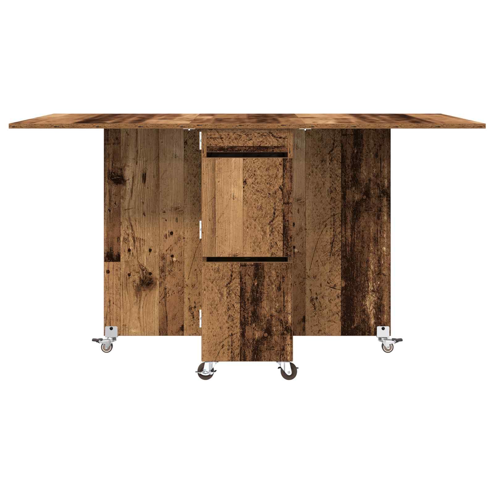 Mesa de comedor de madera de 140 x 80 x 77 cm, rectangular, extensible, con espacio de almacenamiento y diseño antiinclinación, para cocina, salón, comedor, multifuncional, moderno, ahorra