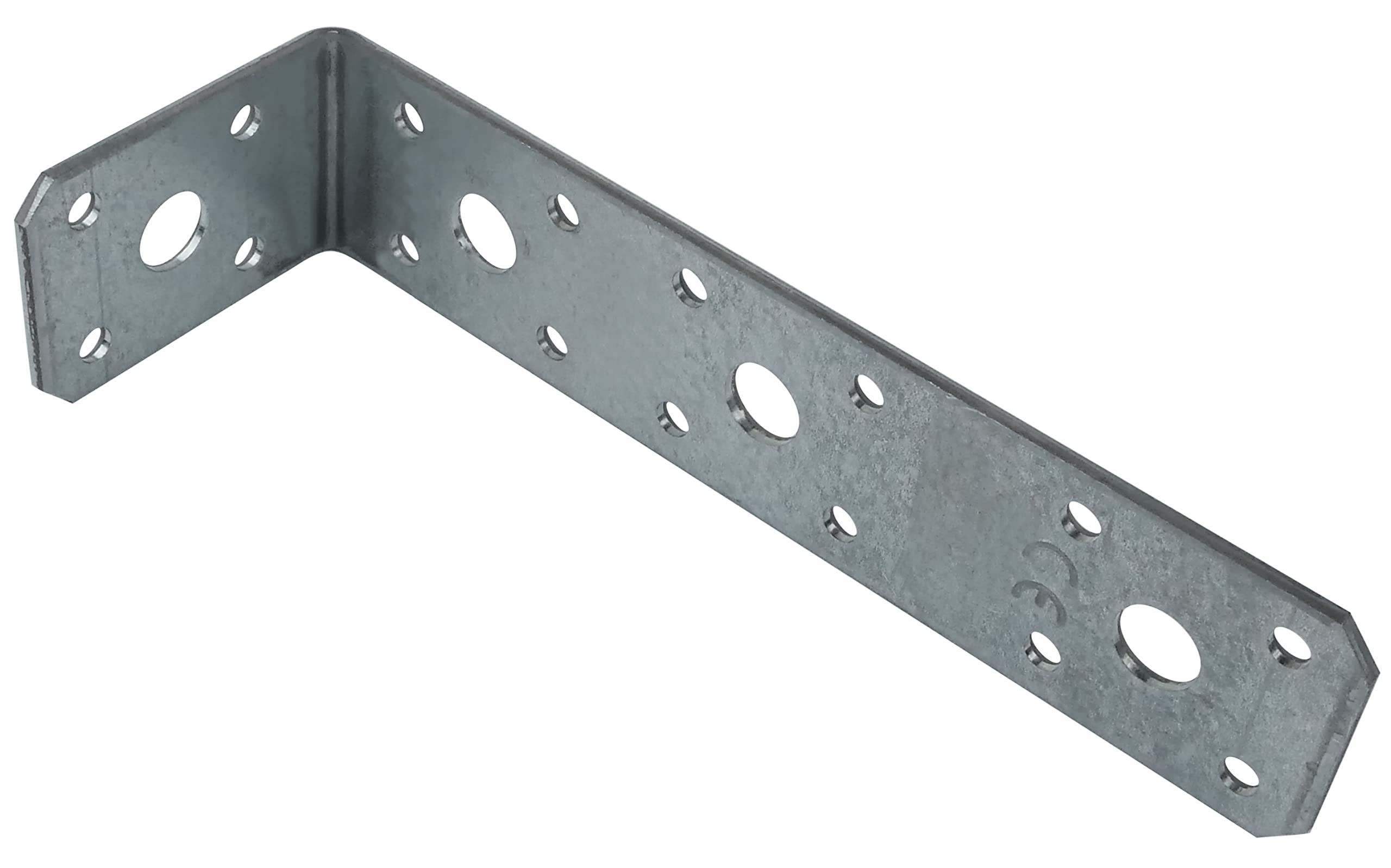 Piastre Di Montaggio AERZETIX 135° - Set 2 Pezzi Acciaio Zincato Per Strutture In Legno, 105x105x90 Mm - Foto 4