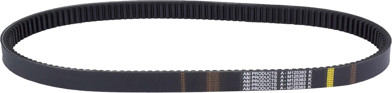 M125383 V-Belt fits JD 6X4 Diesel Gator 6X4 Gator 6X4 Trail Gator 6X4 Worksite Gator MILITARY6X4GATOR - Replaces A-M125383-1 Pack