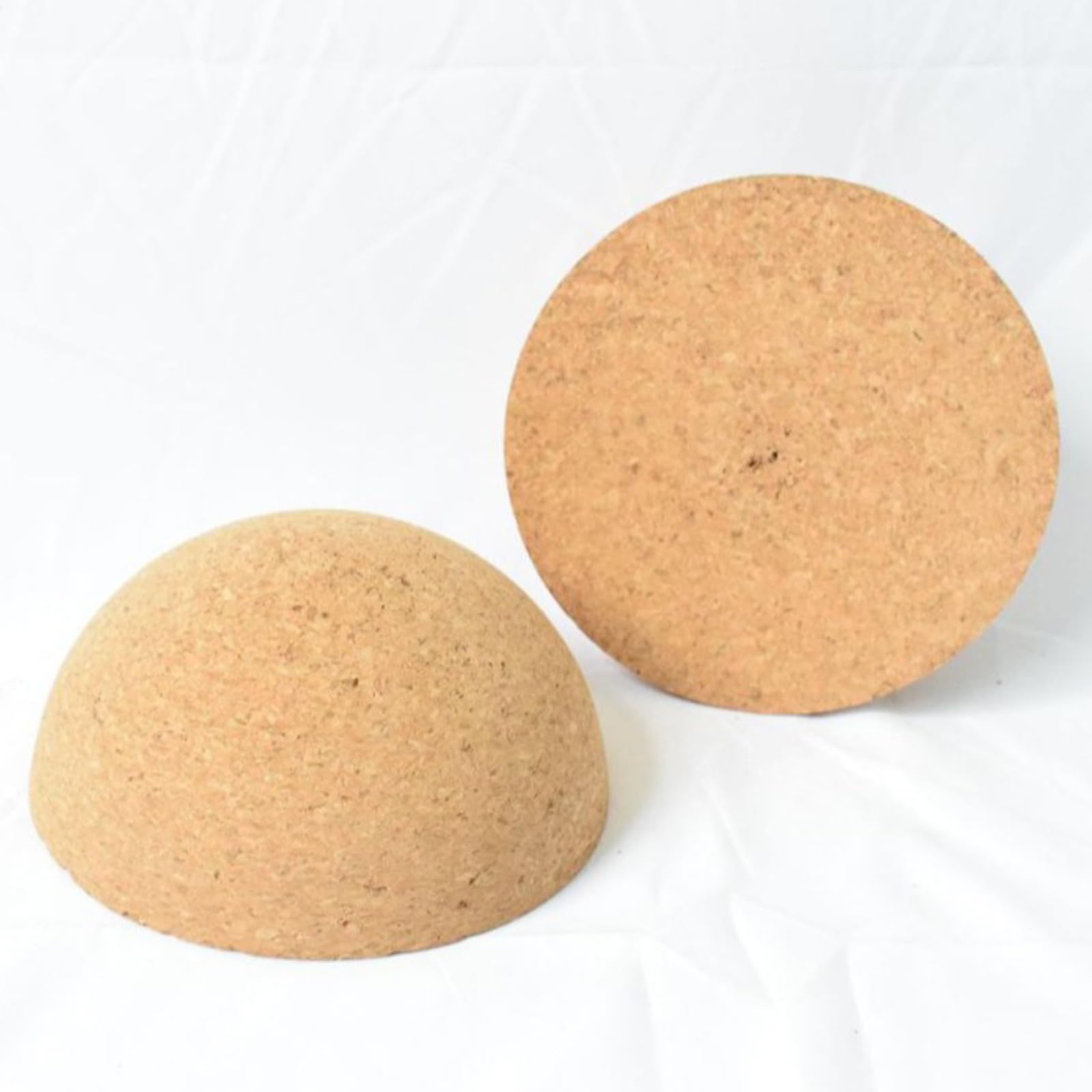 Semisfero in sughero per yoga e pilates, emisfero fitness di alta qualità in sughero per allenamento di equilibrio, Balance Board emisfero, equilibrio sostenibile, per fitness e riabilitazione