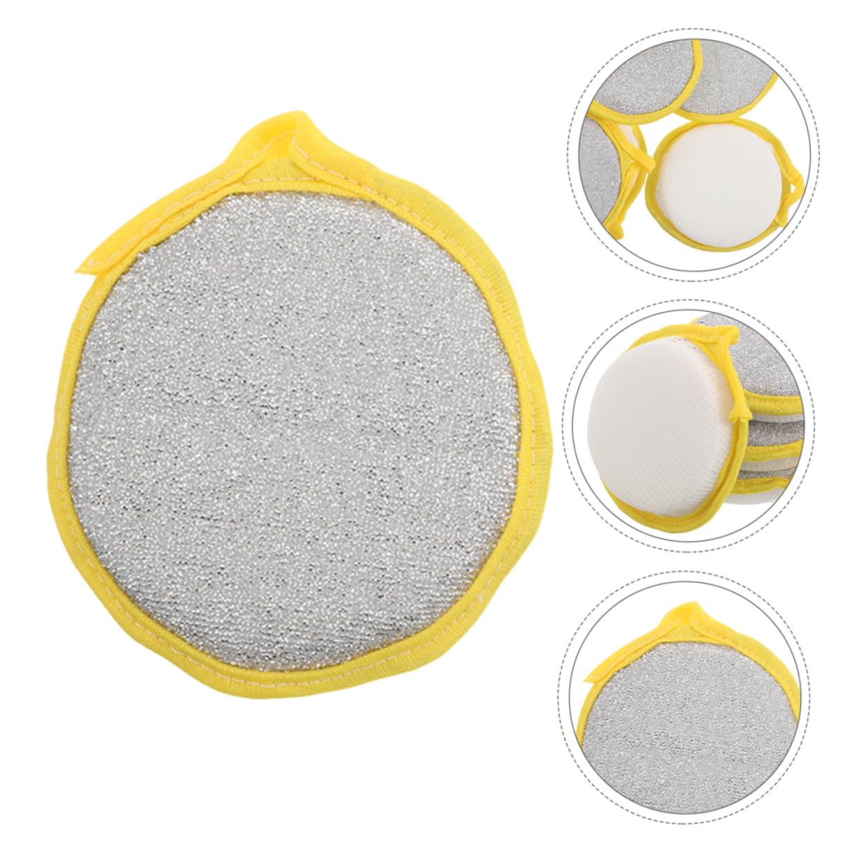 50 Spugne per Piatti da Cucina a Doppia Faccia 25 CM Spugna Abrasiva Antigraffio per Lavaggio Piatti e Pulizia Casa Assorbente Olio per Utensili Cucina Quotidiani