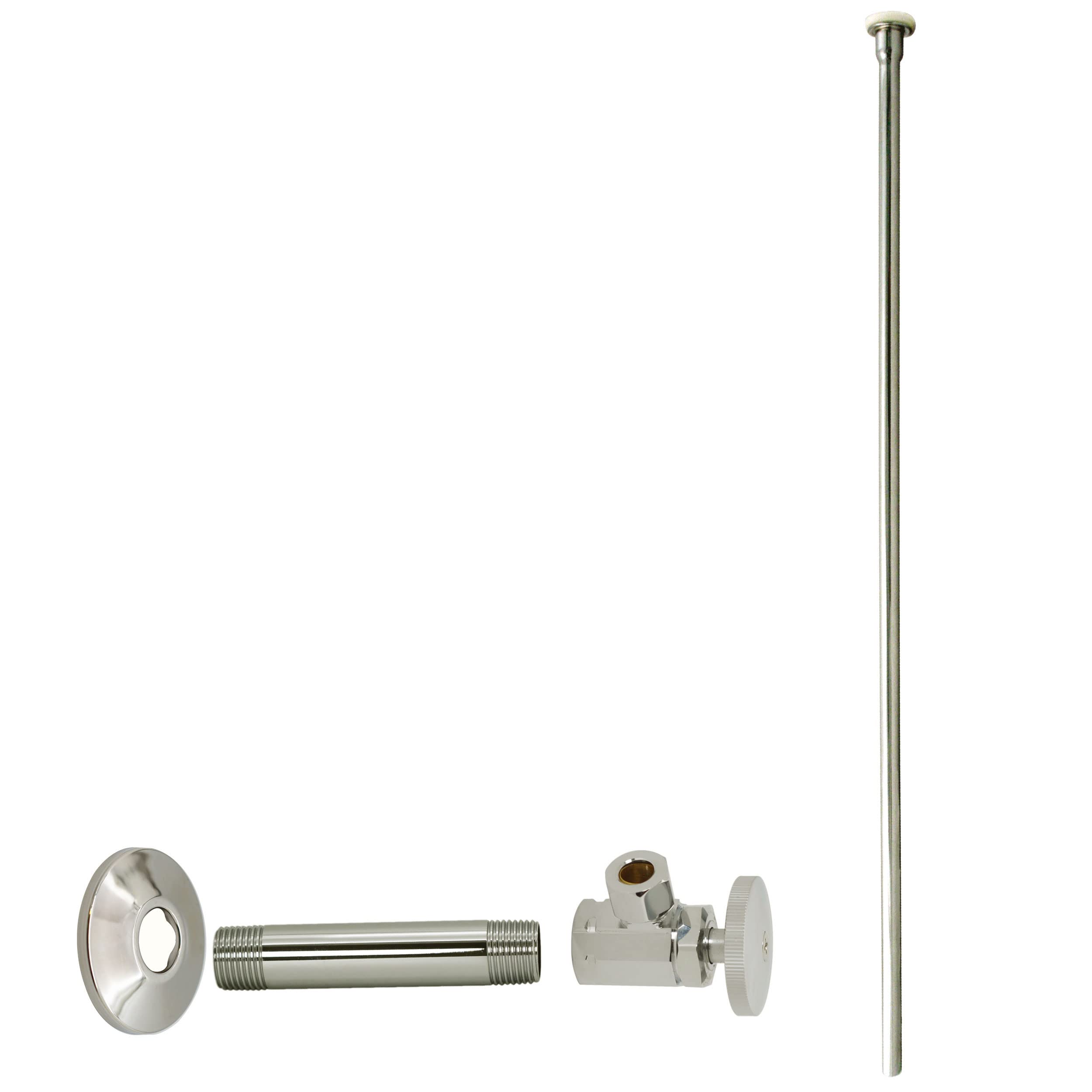 Westbrass D103kfh raccord alimentation WC 1/2 IPS 3/8 OD tube 20 pouces plat