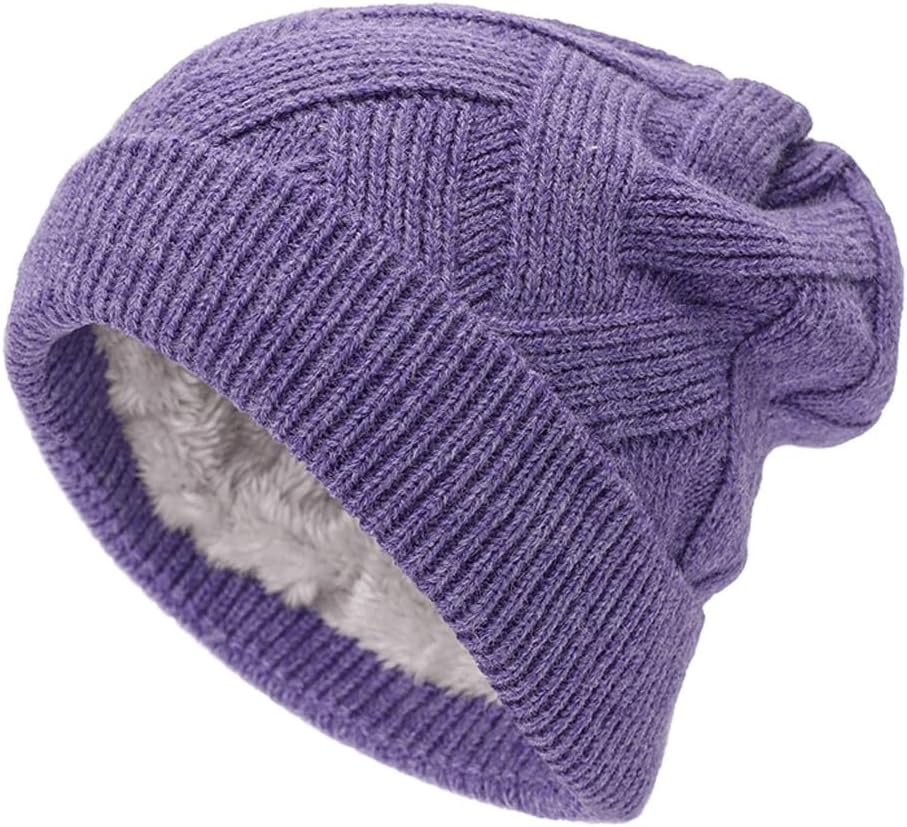 Hat Winter Women's Solid Color hat Bucket Cap Fisherman's Retro Knitted Wool Basin Bucket