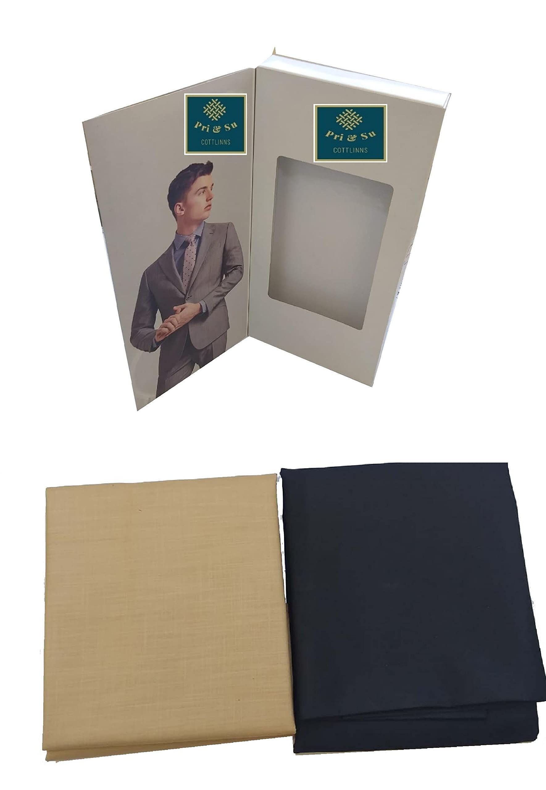 Pri & Su CottLinns Combo of Cotton Shirt 10012 & Trouser 2-picture-49