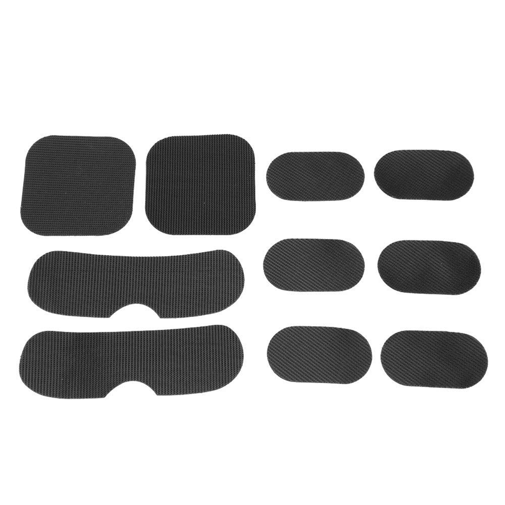 19 Coussinets Mousse EVA Pour Casque – Noir, Adhésifs, Respirants, Pour Casques De Vélo, Airsoft, Etc.