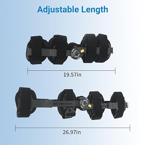Miniatura 9 de Rodillera ROM con bisagras, rodillera posoperatoria para estabilización de recuperación, lesiones de ACL, MCL y PCL, estabilizador de apoyo médico