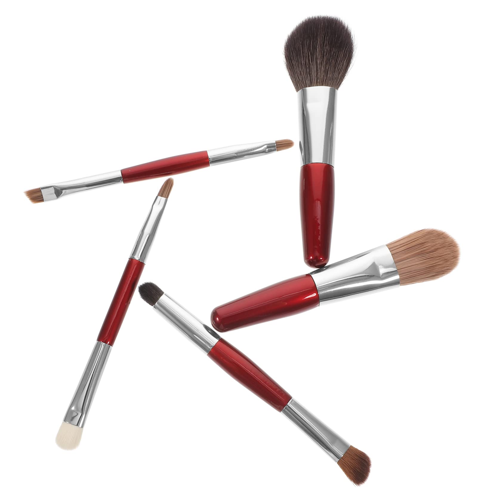 Didiseaon 3 Ensembles pinceau de maquillage avec trousse makeup make up maquiage maquillage femme fournitures de maquillage pour femmes Se maquiller rougir poudre tube en aluminium