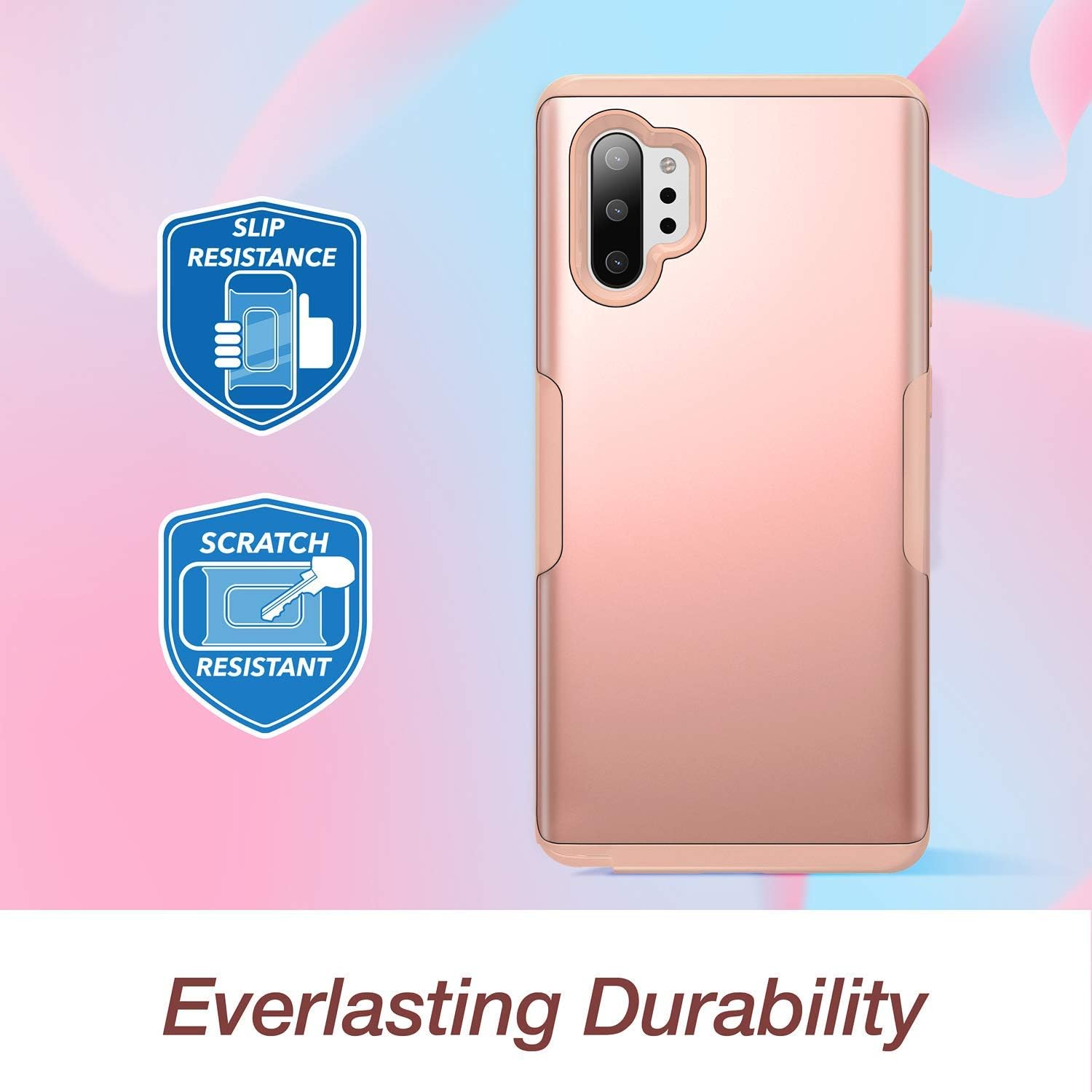 Lоwеѕt Prісе YOUMAKER Case for Galaxy Note 10 Plus, Built-in Screen Protector Work with Fingerprint ID Heavy Duty Full Body Shockproof Cover for Samsung Galaxy Note 10 Plus 6.8 Inch - Rose Gold/Pink Exсluѕіvе Dіѕсоunt 50% Prісе YOUMAKER Case for Galaxy Note 10 Plus, Built-in Screen Protector Work with Fingerprint ID Heavy Duty Full Body Shockproof Cover for Samsung Galaxy Note 10 Plus 6.8 Inch - Rose Gold/Pink