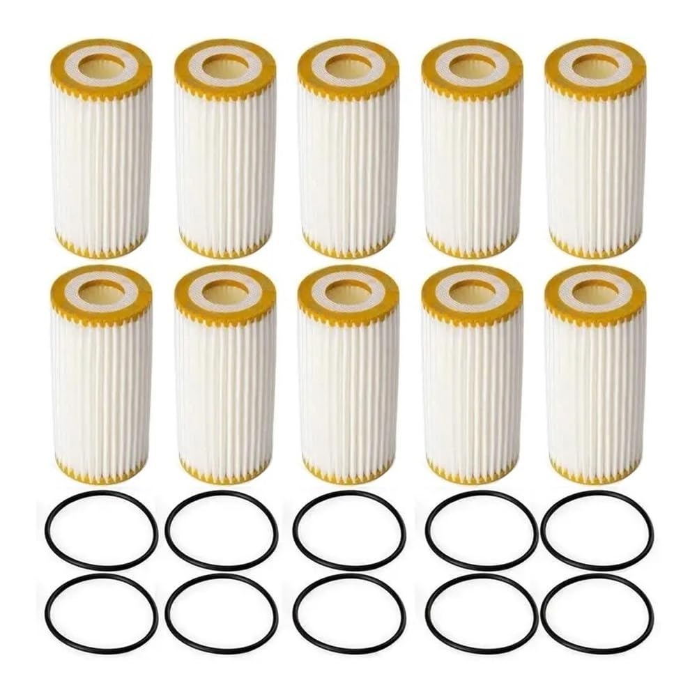Per Golf Per GTI Per A6 Per A7 Per 06L115466 Per 06L115562B 10 Pezzi Filtro Olio Auto Filtro Olio Motore