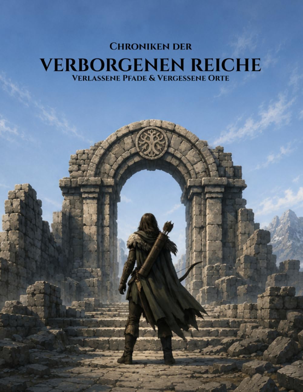 Chroniken der Verborgenen Reiche: Verlassene Pfade & Vergessene Orte – Realistisches Low Fantasy Ausmalbuch für Erwachsene: 50 atmosphärische ... vergessener Orte und mystischer Relikte