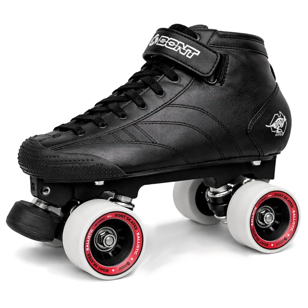 BONT プロスター　ナイロンプレート　初心者　Black Suede BONT Black Suede Prostar Roller Skate Package – Bont Skates Online