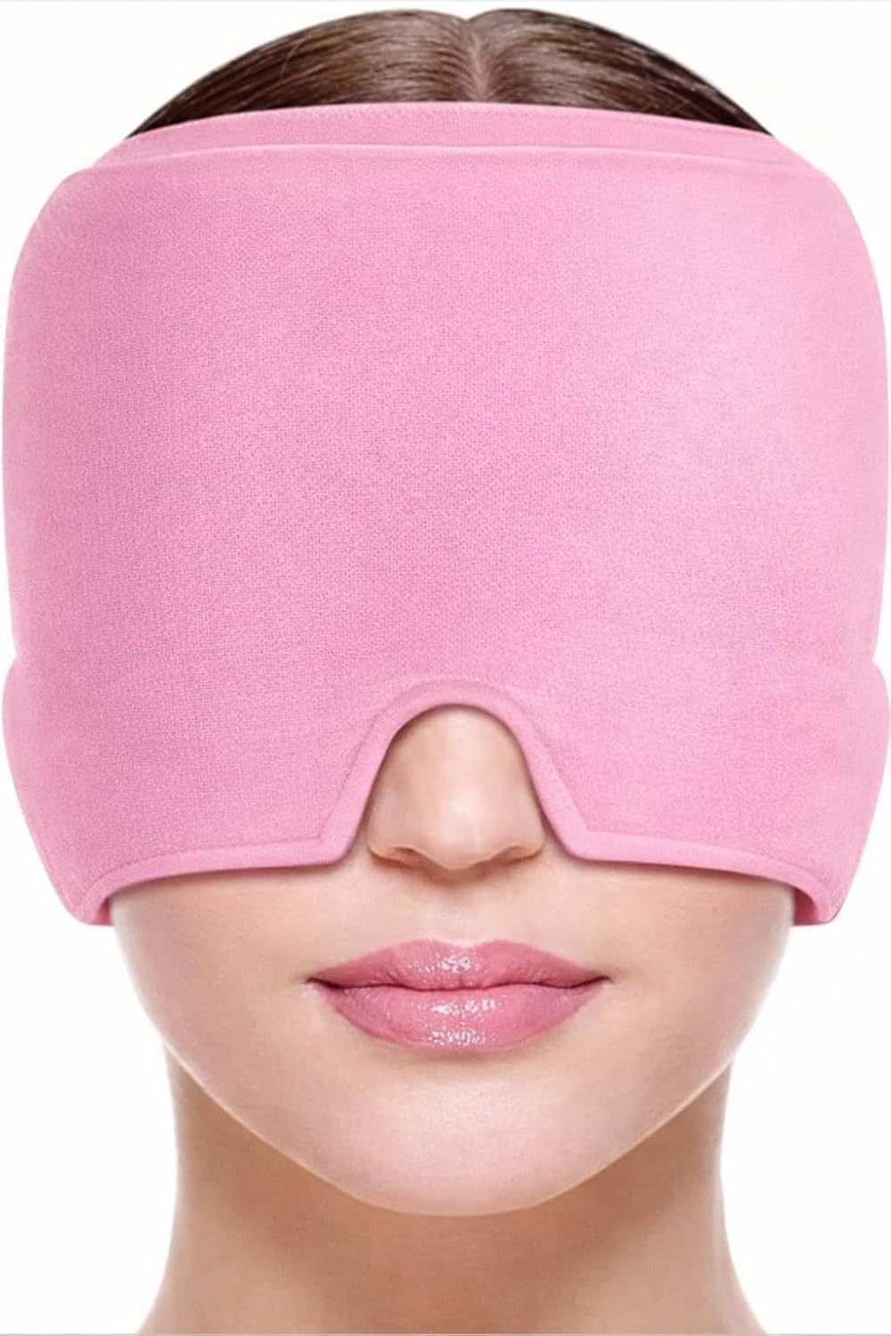 Premium 3D Contoured Sleep Mask for Side Sleepers – 100% Blackout Eye Mask for Sleeping Women & Men – Soft Breathable Light Blocking Travel Sleep Mask with Adjustable Strap.(Multicolour) (Pink)-image-8