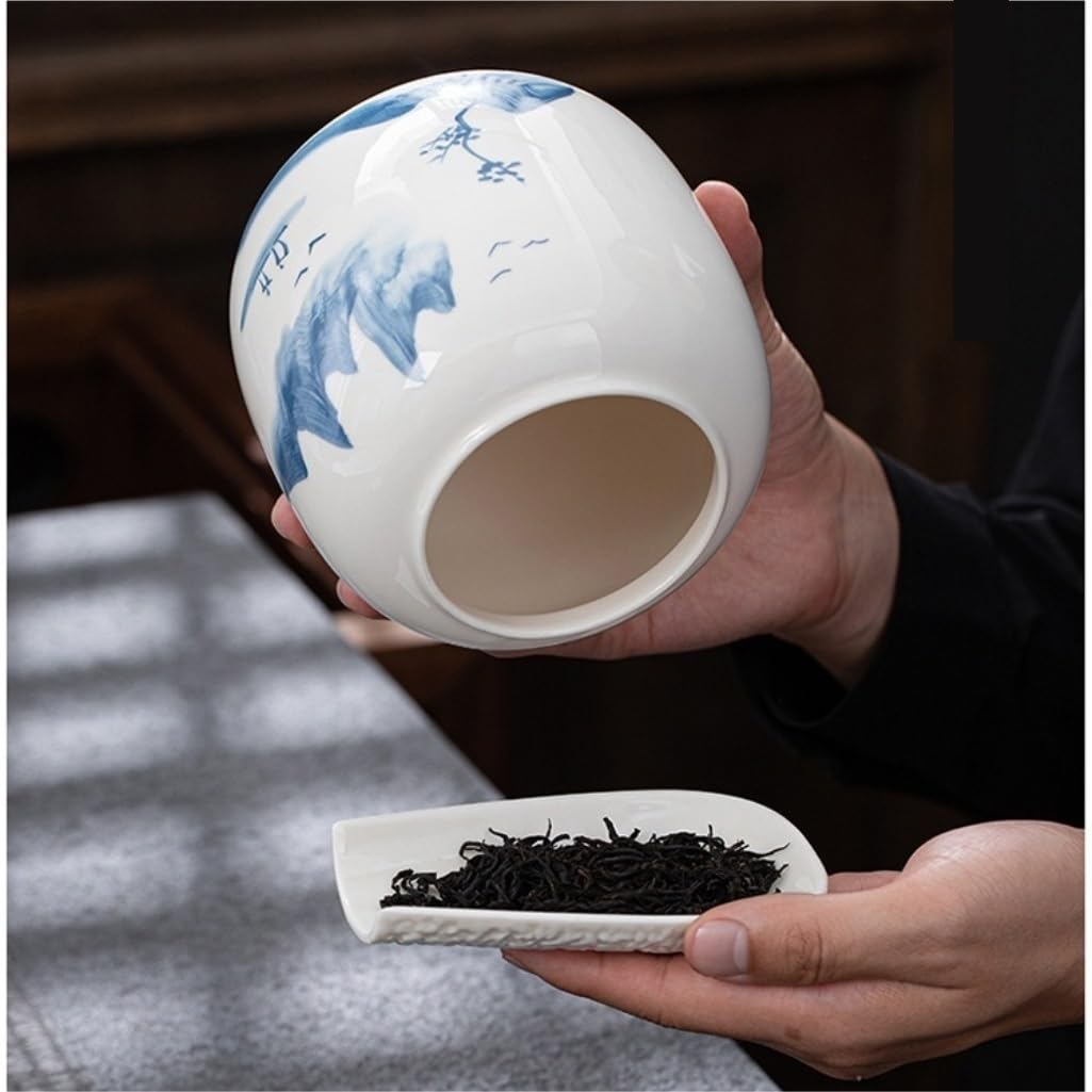 Pojemniki na herbatę do luźnej herbaty Ceramiczny luźny pojemnik do przechowywania herbaty Pojemnik do przechowywania żywności Kuchnia Przechowywanie w domu Czarna herbata Zielona herbata