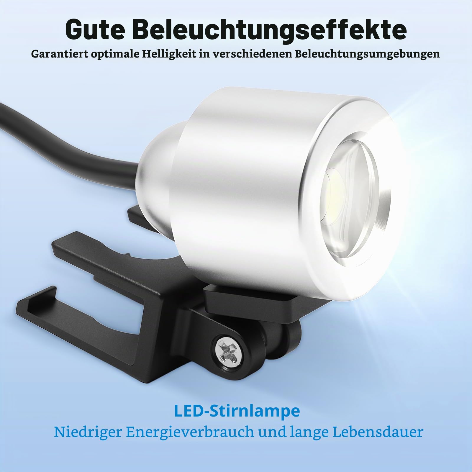 Lupenbrille 3,5X Zahnärztliche Binokularlupe 420mm mit LED Kopflampe, Chirurgische Vergrößerungsbrille für Klinik Labor Beauty OP
