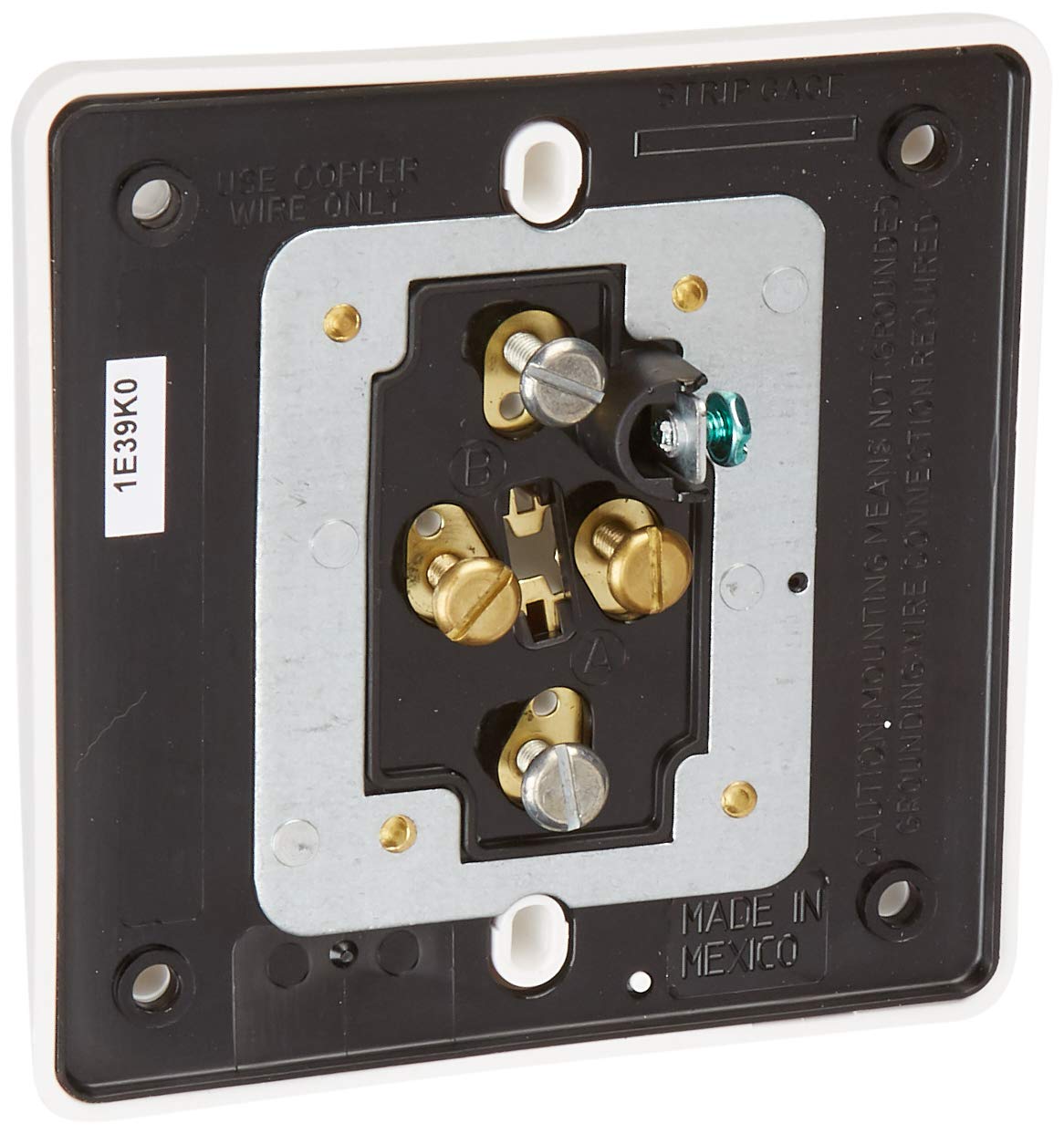 Gray Grounding Receptacle Leviton 21254-HGY 20 Amp Hospital Grade 4-in-1 Receptacle – Industrial Heavy Duty, Gray, Straight Blade, Grounding Outlet Leviton Hospital Grade Receptacle