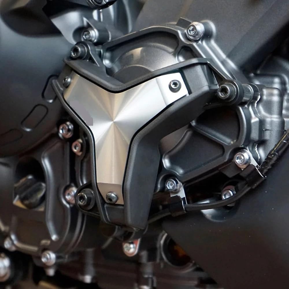 silnika motocykla osłona stojanów Pasuje do MT09 MT-09 2021-2026 części motocyklowe boczna osłona silnika pokrywa ochronna suwaki ochronne Crash Pad Protector