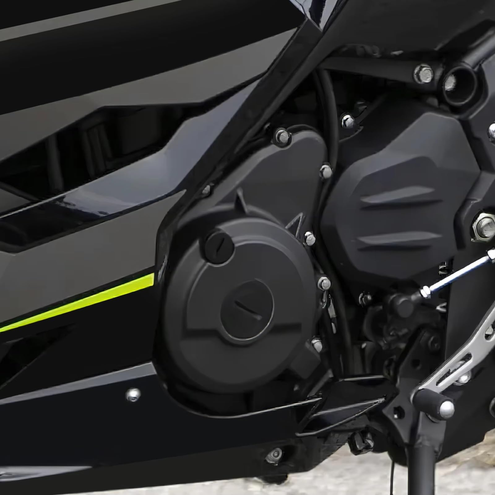 Alloggiamento Statore Moto Compatibile Con Per Ninja500 Per Z500 2024-2025 Motore Motociclo Statore Copertura Carter Parti Ricambio