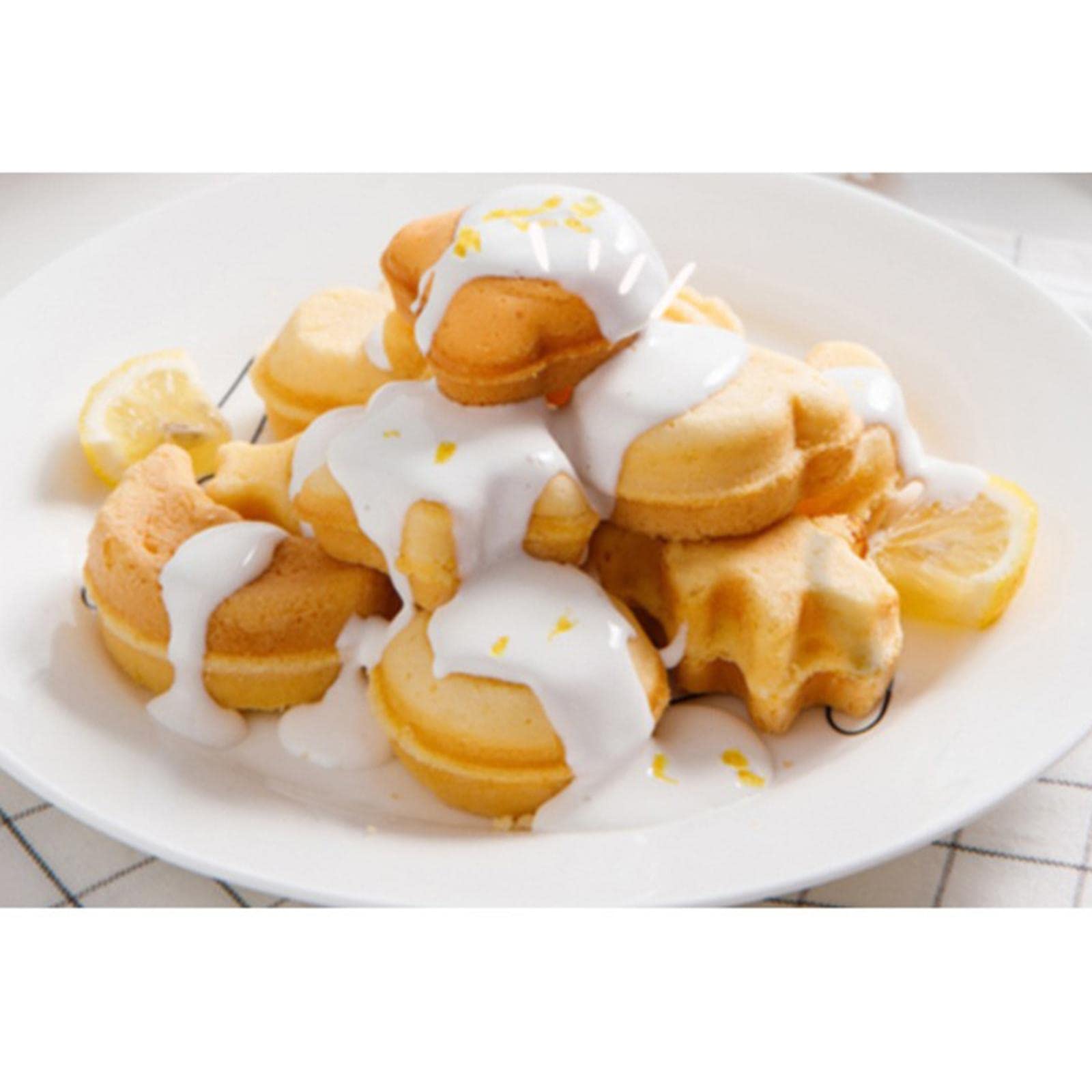 Piastra Elettrica per Waffle E Pancake Che Automaticamente Mini Pancake