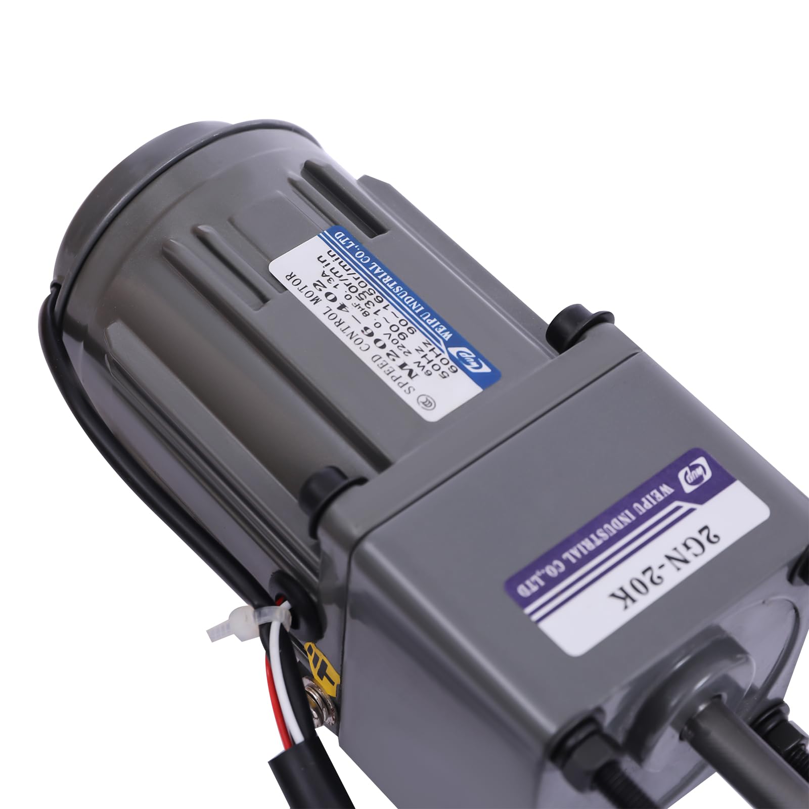220V 6w Getriebemotor Elektromotor 1400RPM Drehzahlregler Stufenlos Einstellbare,220V-Motor-Drehzahlregler, drehzahlgeregelter Getriebemotor (20k)