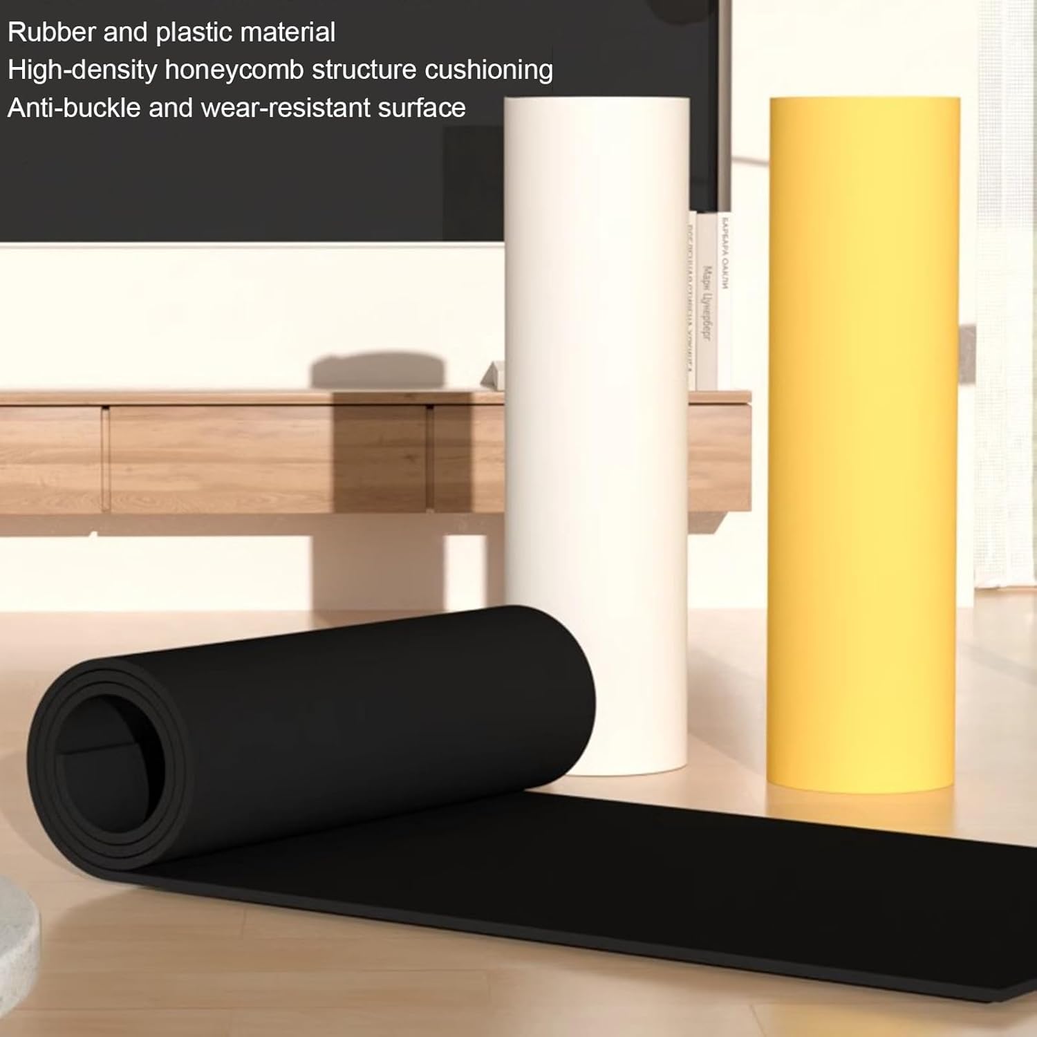 Protector de Aparcamiento for Coche, Protector de Pared de Garaje, Protector de Columna de Pared de Espuma de Goma de Alta Densidad Antideslizante(Nero,2m)