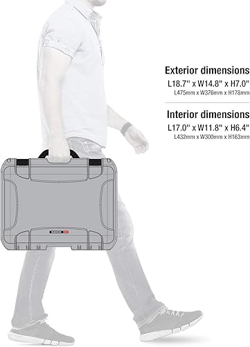 Miniatura 7 de Nanuk 925 Estuche rígido impermeable con inserto de espuma personalizado para cámara Matterport - Plata (925-EMATT5)