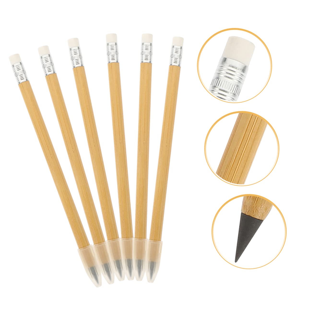 Amazon | AUTSUPPL 6個インクレス筆 描画用 スケッチ用 絵画用 削ら