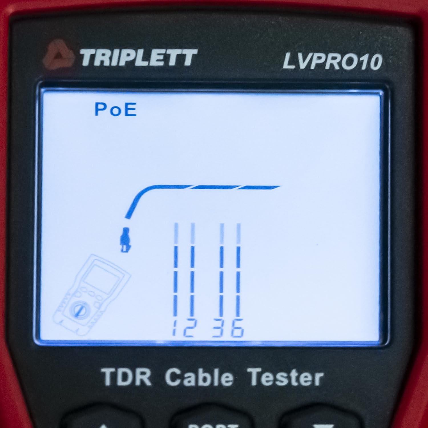 Triplett LVPRO10 TDR/Kabeltester – Testen und Verfolgen sowohl Twisted Pair (CAT5E/6/6A/8) als auch Koaxialkabel