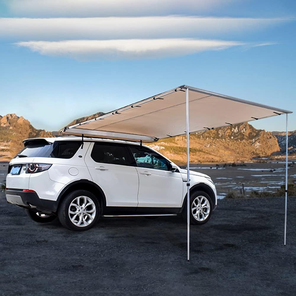Tenda da tetto laterale per auto, impermeabile, per campeggio all'aperto e rifugio da viaggio