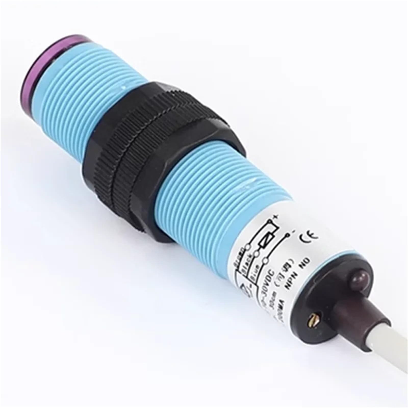 1 sztuka E3F-DS10C4 DC12~24 V przełącznik czujnik rozproszony odblaskowy odległość 5 m AC NO NC (2M AC NO)